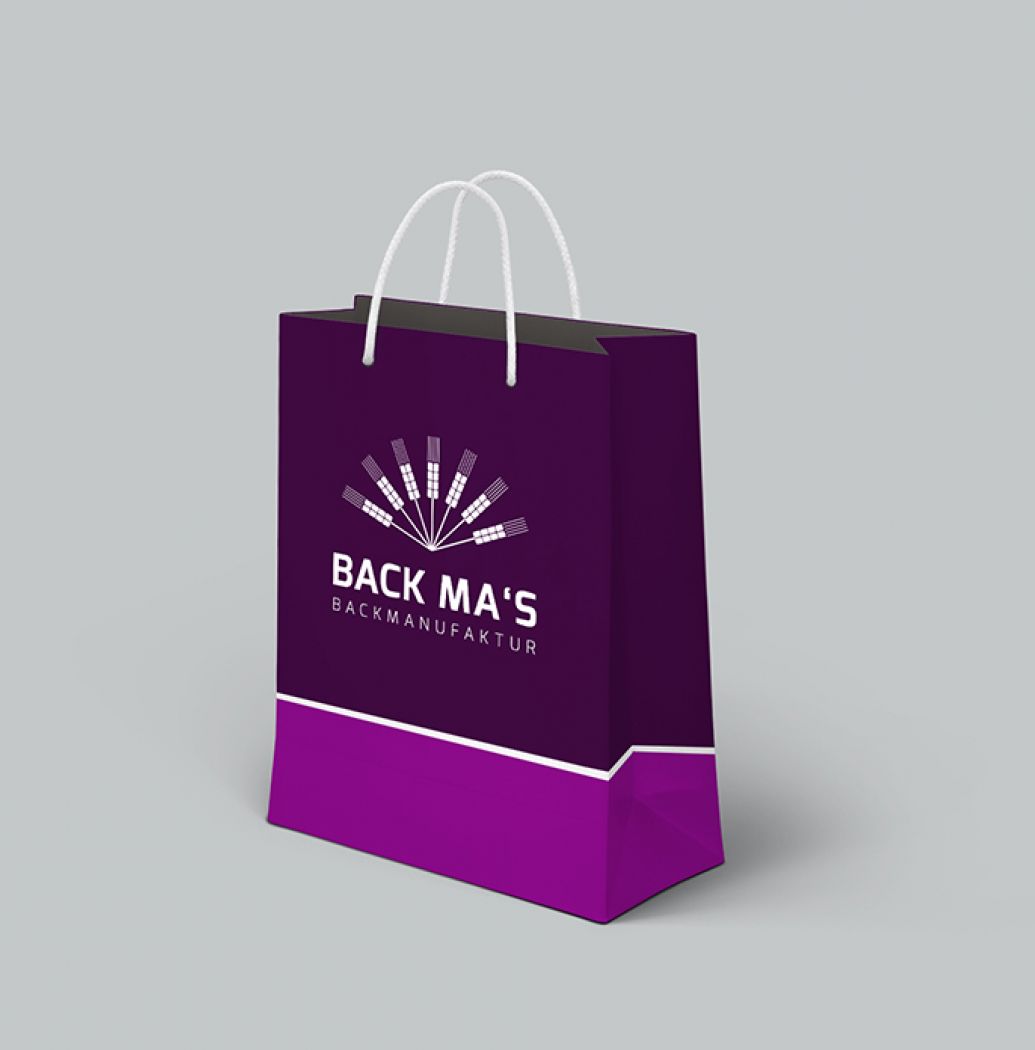 3D-Produktvisualisierung Papiertasche