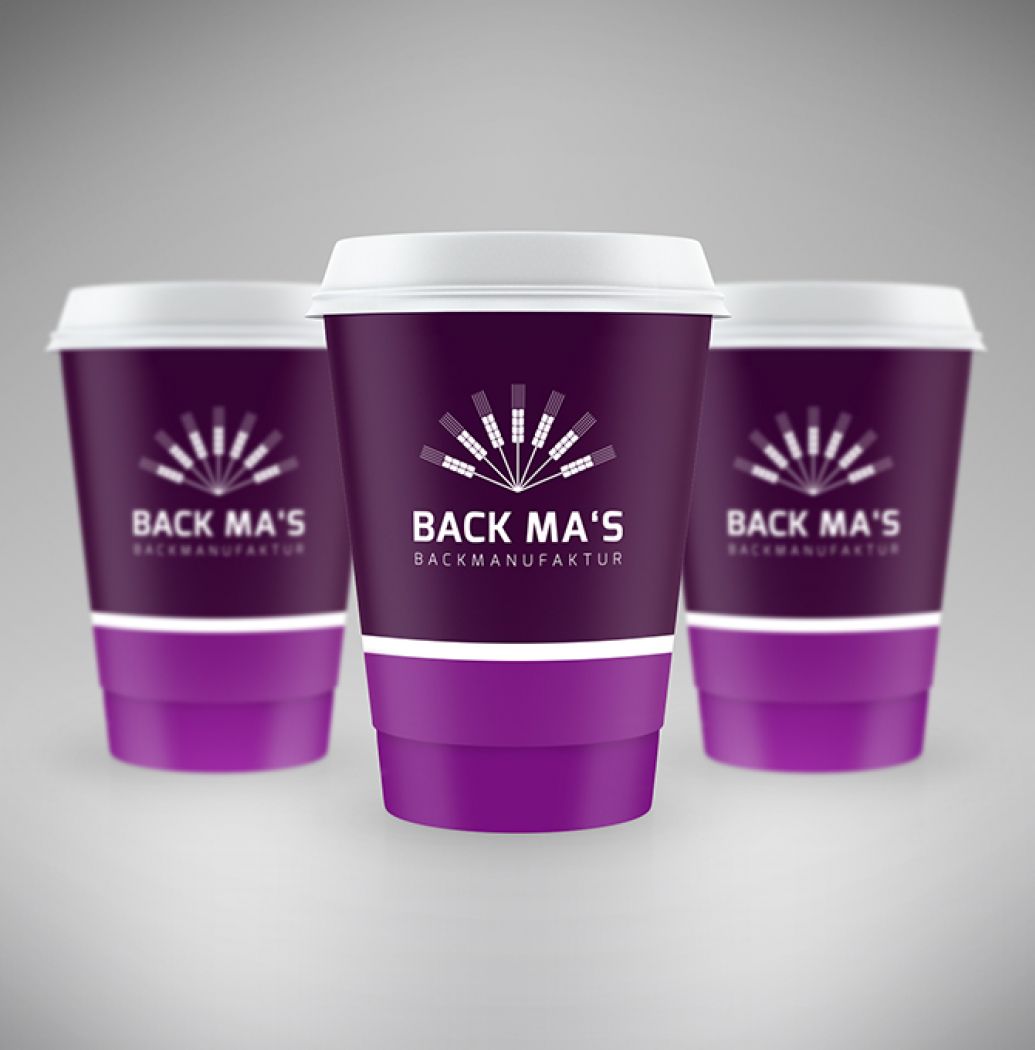 3D-Produktvisualisierung Becher to go