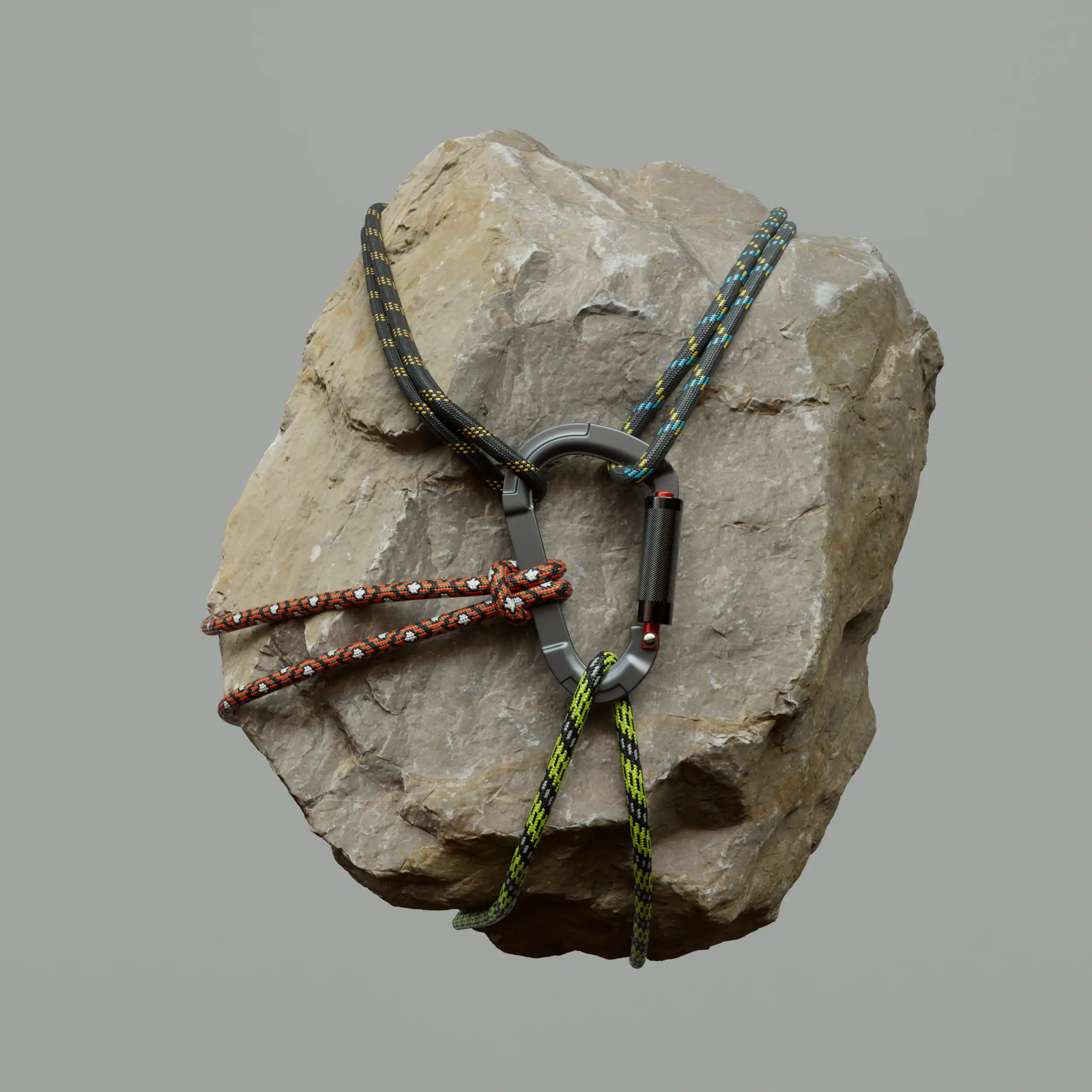 3D Visualisierung von einem Karabinerhaken