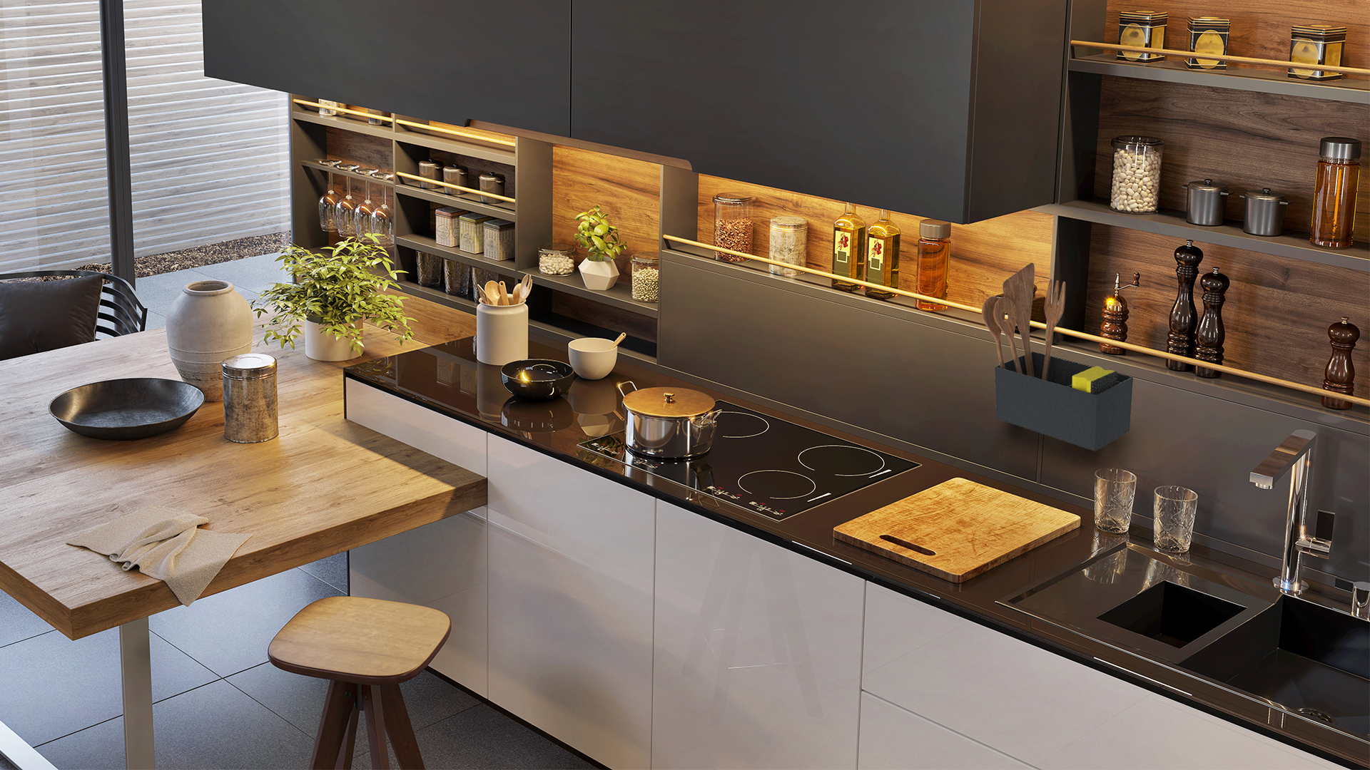 3D Visualisierung einer Küche