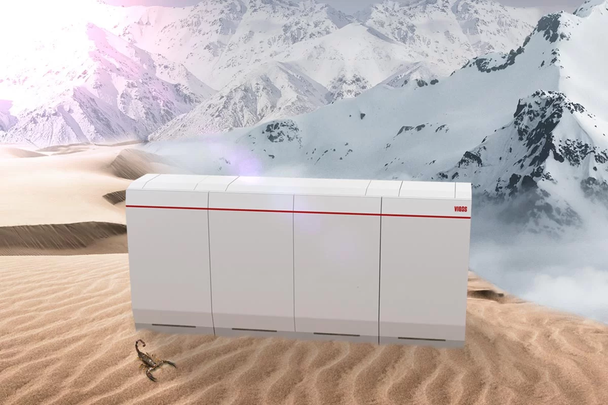 3D Visualisierung von einer Salzwasserbatterie