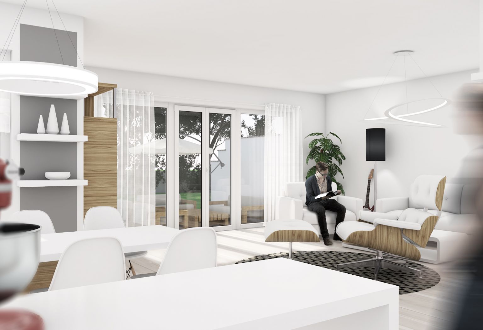 Architektur­visualisier­ung eines Büros