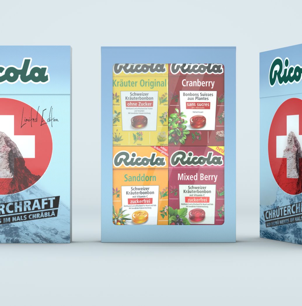 3D-Produkt­visualisier­ung von Ricola