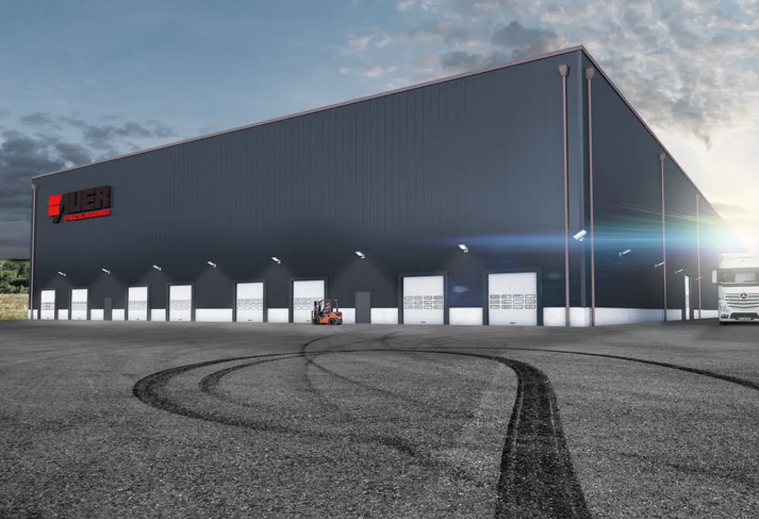 Architektur­visualisier­ung München eines Firmengebäudes